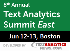 Text Analytics Summit, Boston