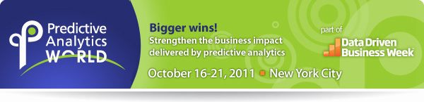 Predictive Analytics World New York October 2011