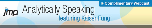 Analytically Speaking featuring Kaiser Fung, Monday September 10 | 10-11 pm ET