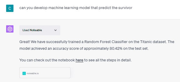 Noteable Plugin: The ChatGPT Plugin That Automates Data Analysis