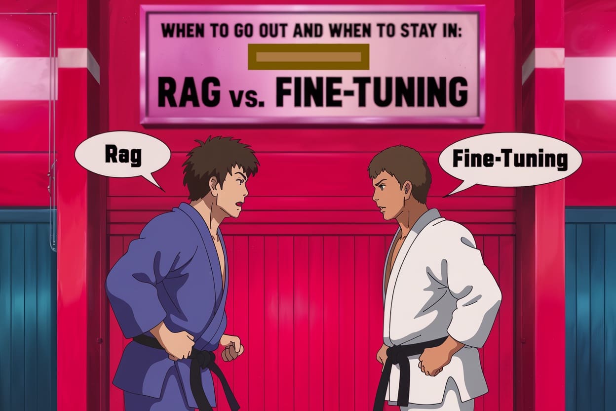 When to Go Out and When to Stay In: RAG vs. Fine-tuning