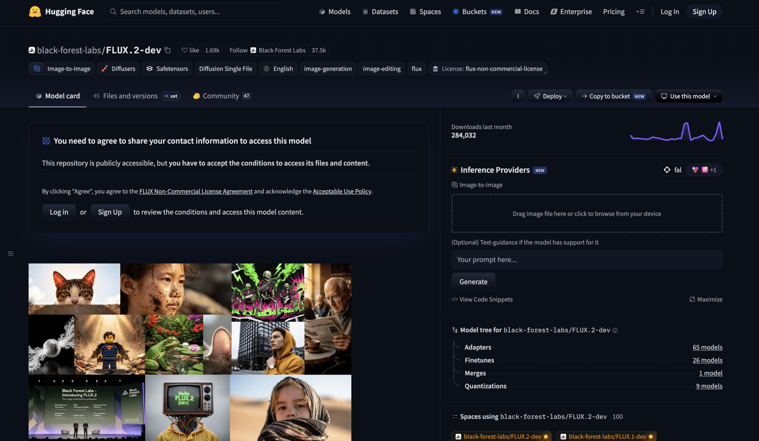 FLUX.2 Dev Dashboard