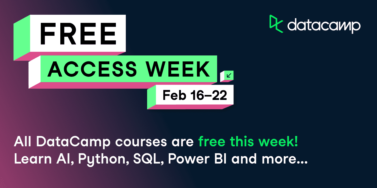DataCamp Free Week