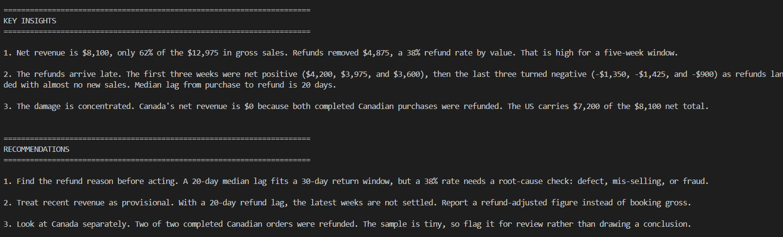Turn Any CSV into an Executive Report with Python and AI