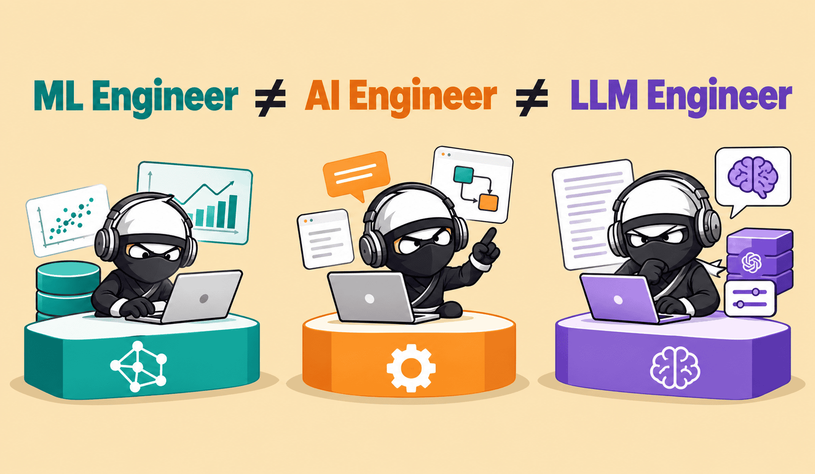 ML Engineer, AI Engineer, or LLM Engineer: Which Role Actually Builds What in 2026?