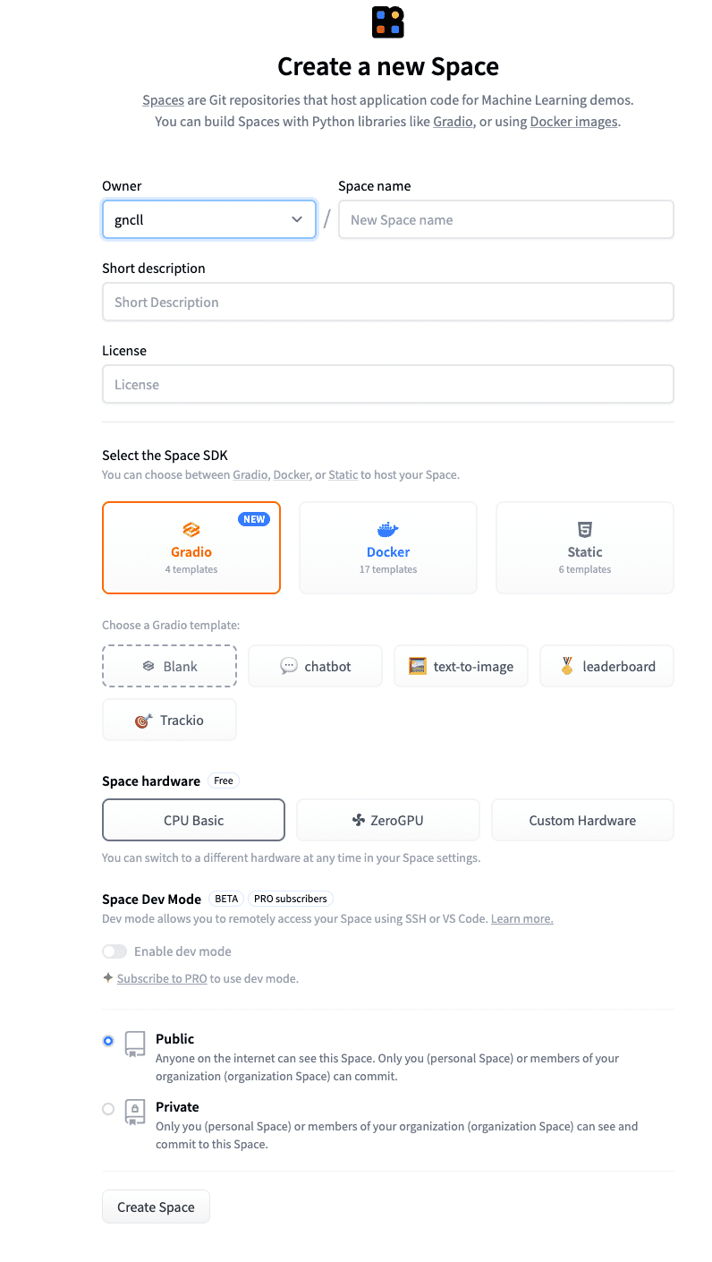 Hosting Language Models