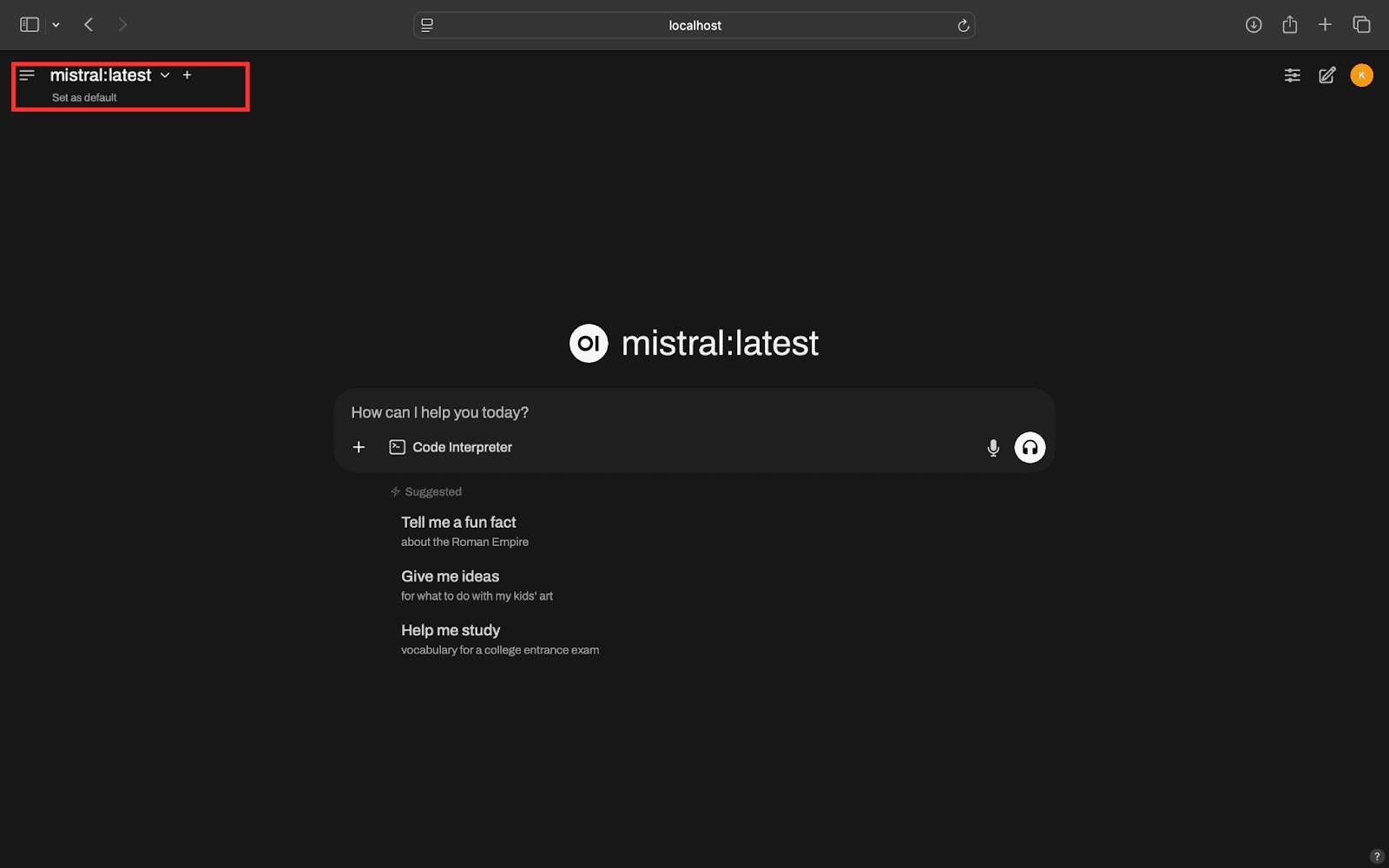 Access Open WebUI 