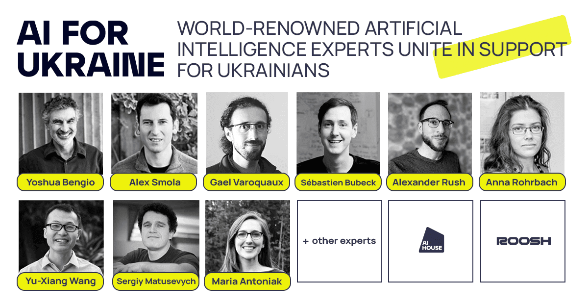AI for Ukraine is a new educational project from AI HOUSE to support the Ukrainian tech community