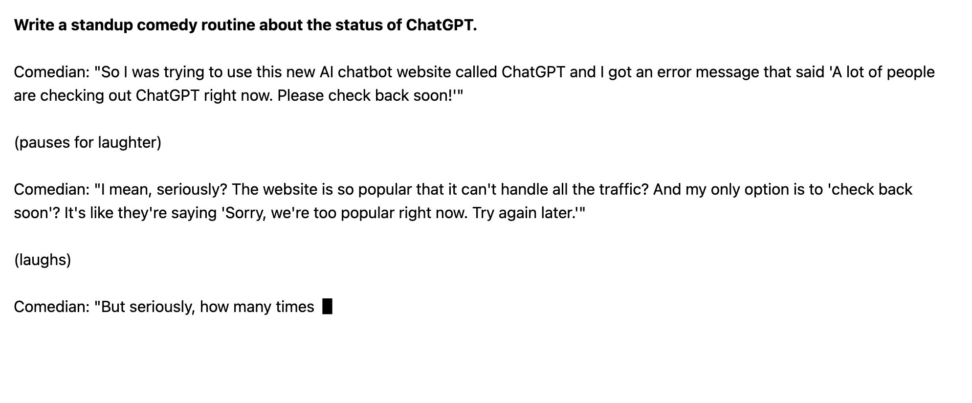 What Can ChatGPT Do?
