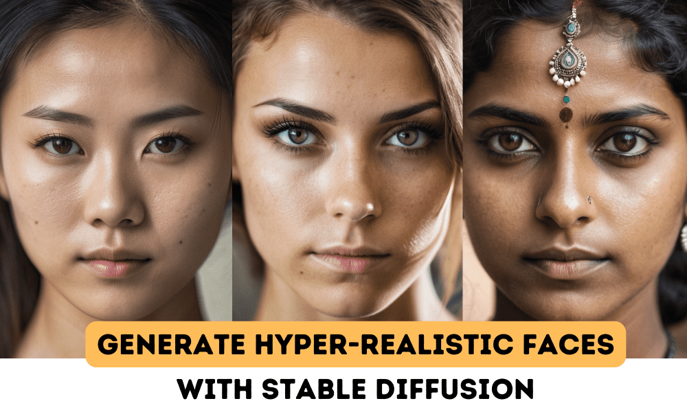 3 Methods to Generate Hyper-Sensible Faces Utilizing Steady Diffusion – KDnuggets #Imaginations Hub