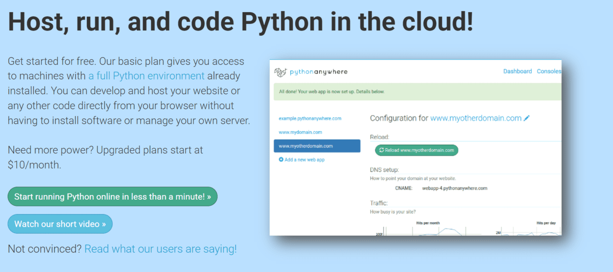 5 Free Ways to Host a Python Application