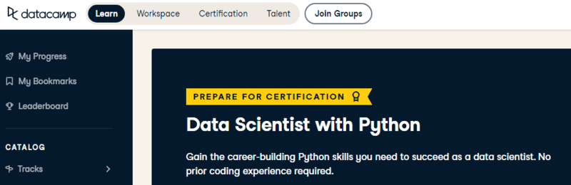 Data Scientist with Python Track