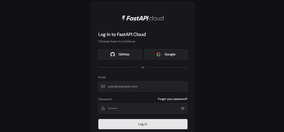 FastAPI Cloud deployment in progress
