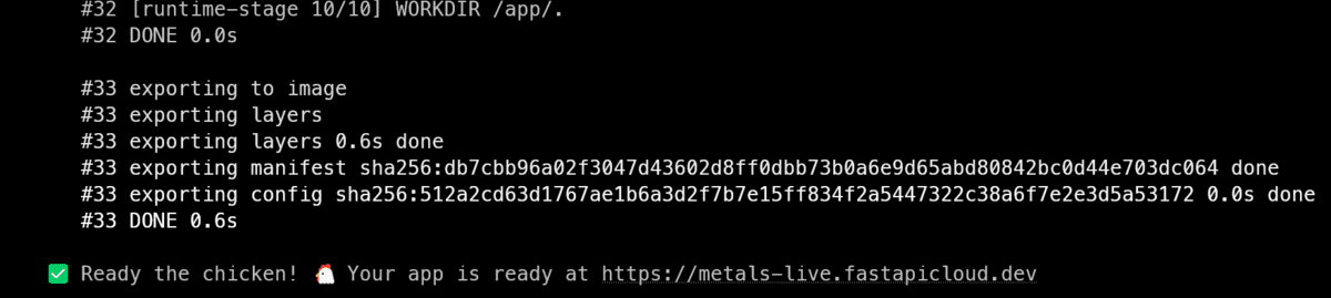FastAPI Cloud deployment complete with live URL