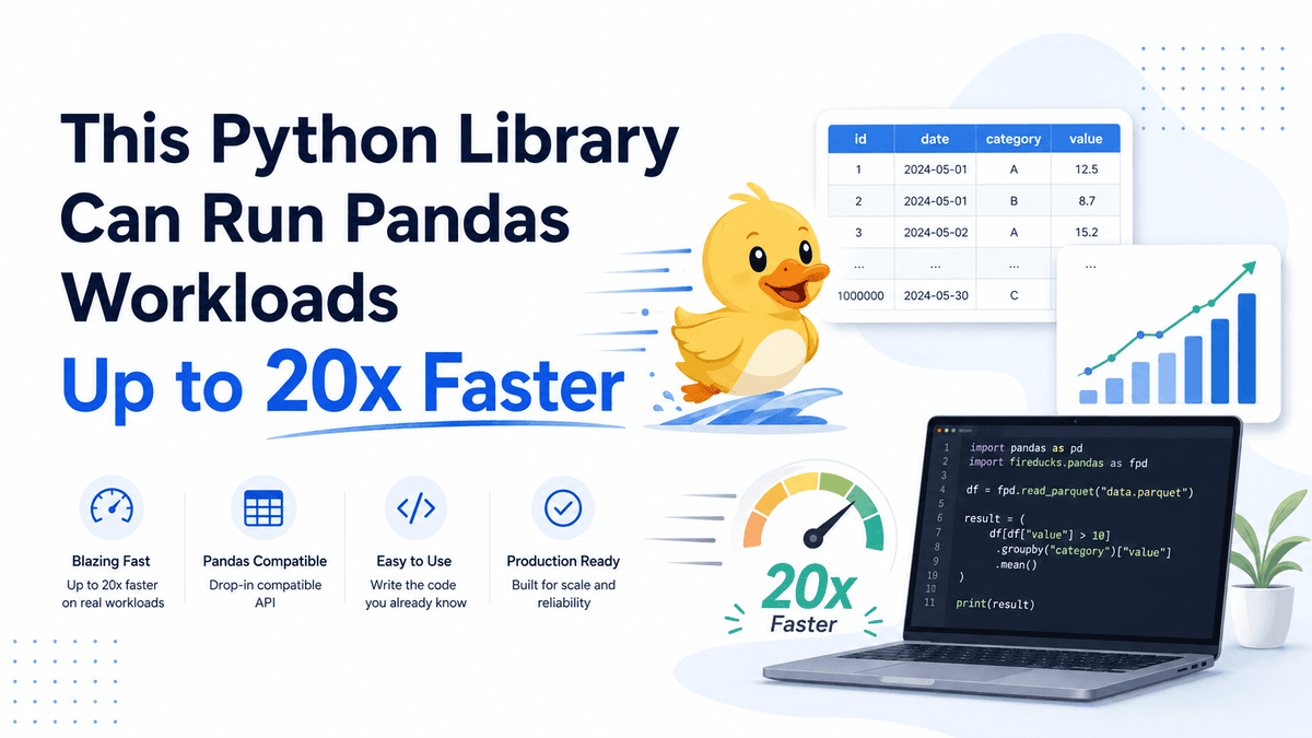 This Python Library Can Run Pandas Workloads Up to 20x Faster
