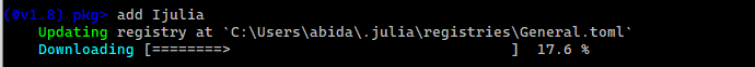 How to Setup Julia on Jupyter Notebook