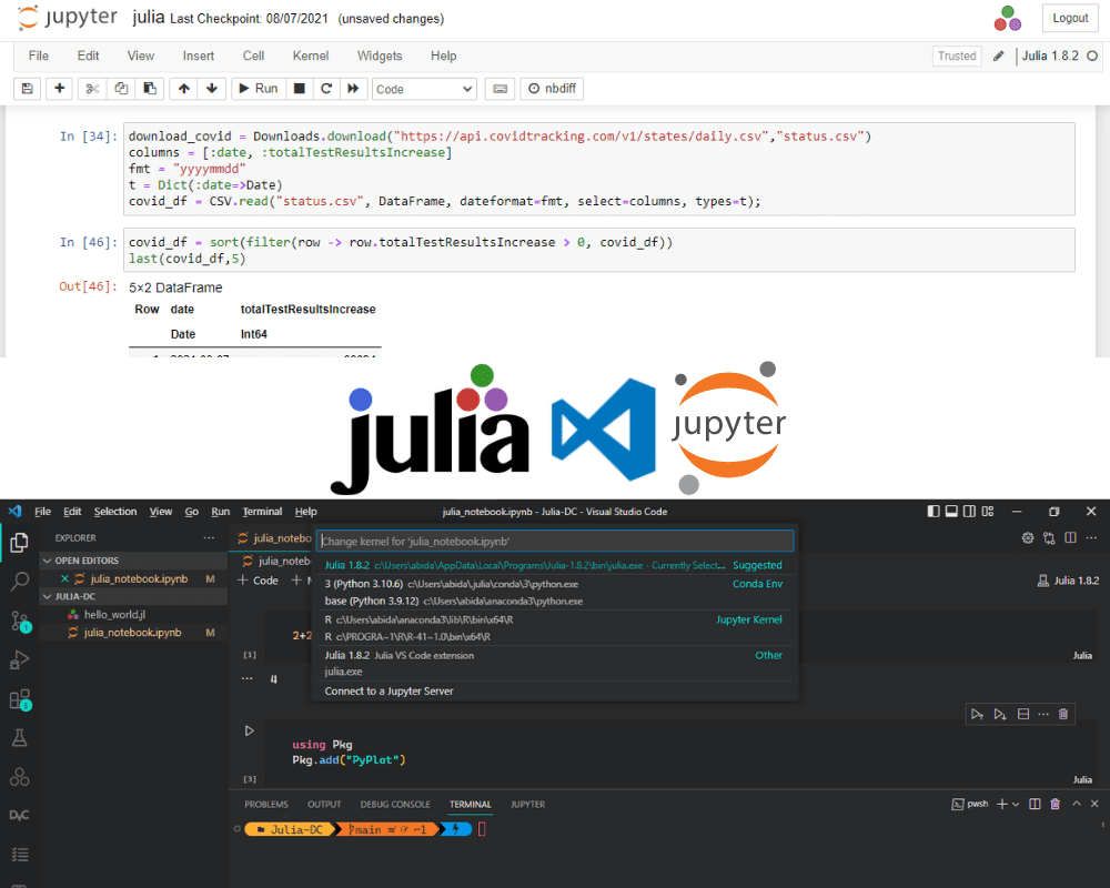 How to Setup Julia on Jupyter Notebook