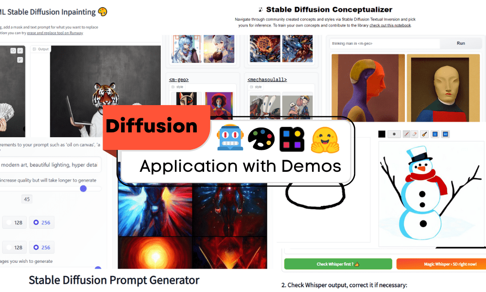 Top 7 Diffusion-Based Applications with Demos
