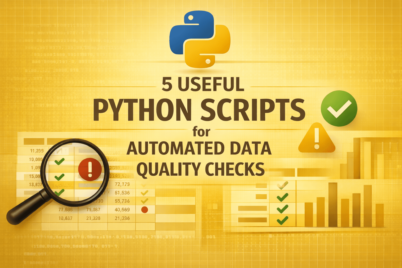 5 Useful Python Scripts for Automated Data Quality Checks 5 Useful Python Scripts for Automated Data Quality Checks
