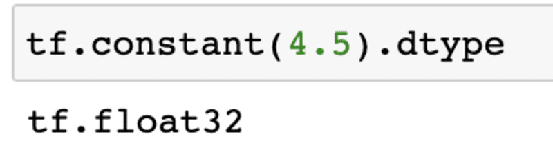 data type using dtype