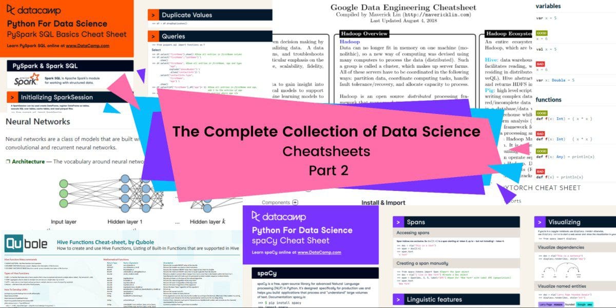 The Complete Collection of Data Science Cheat Sheets – Part 2