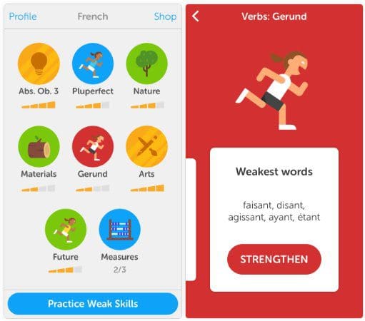 Duolingo Weak Skills