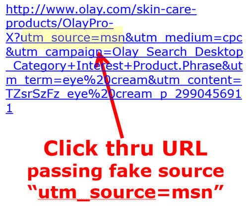 Fake source example