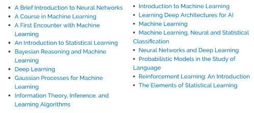 elements of machine learning