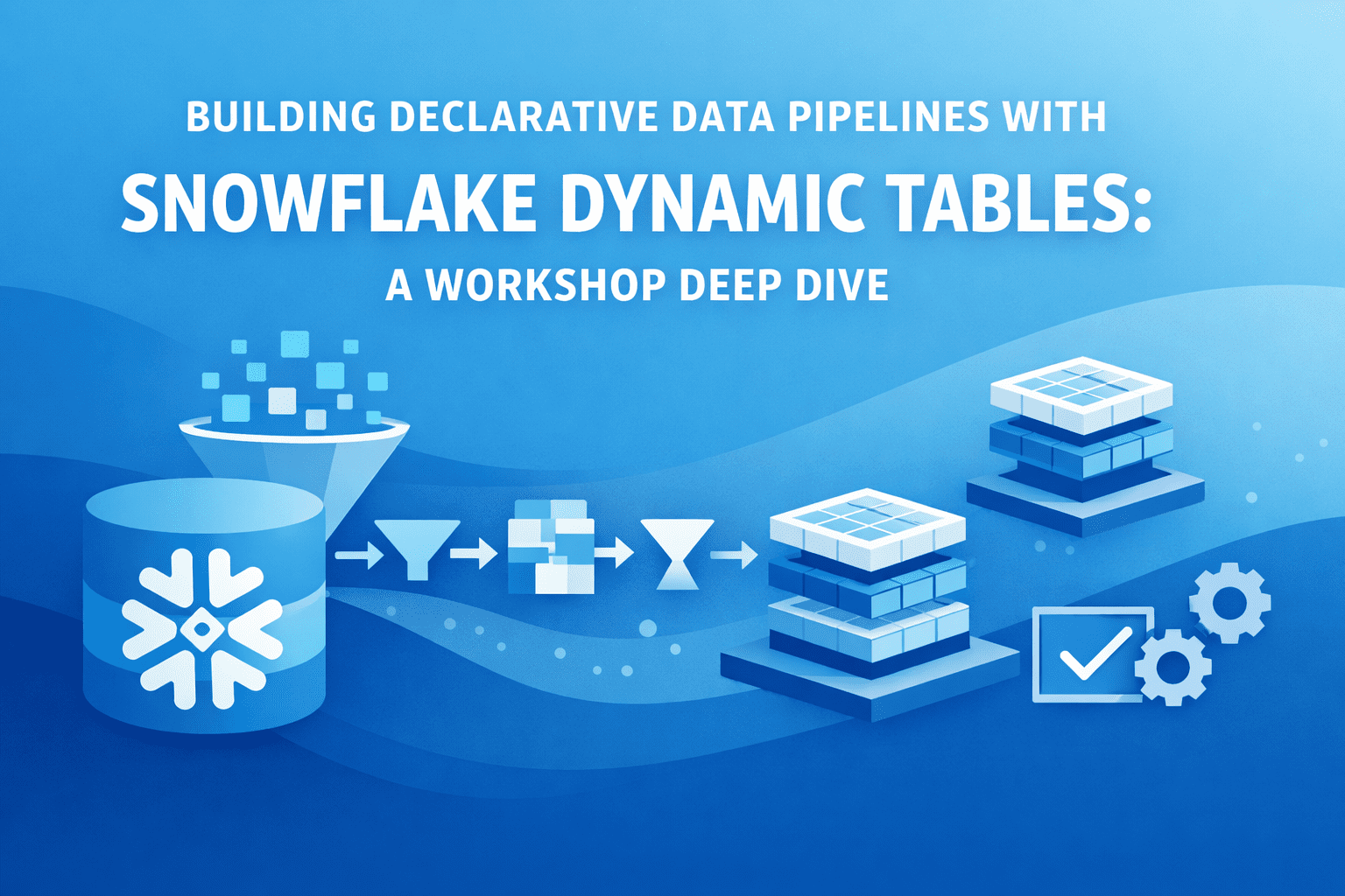 Building Declarative Data Pipelines with Snowflake Dynamic Tables: A Workshop Deep Dive