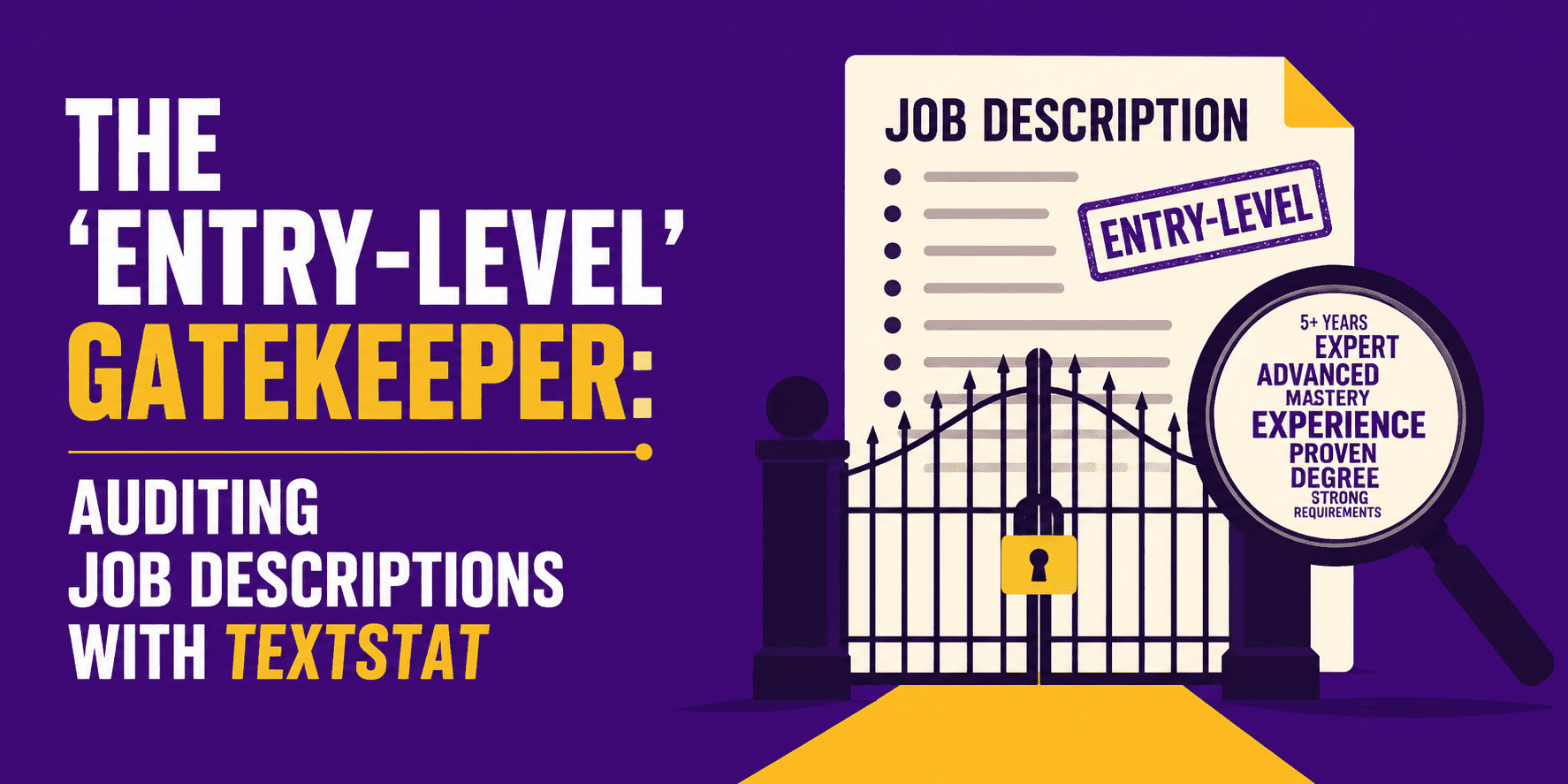 The 'Entry-Level' Gatekeeper: Auditing Job Descriptions with Textstat