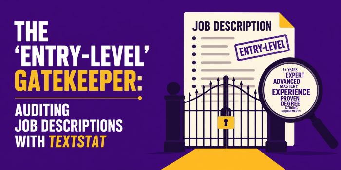 Automate Job Description Auditing with Free Tools