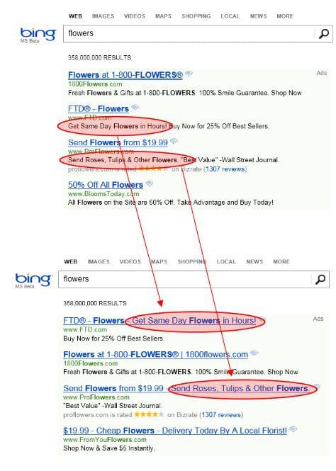 Bing search