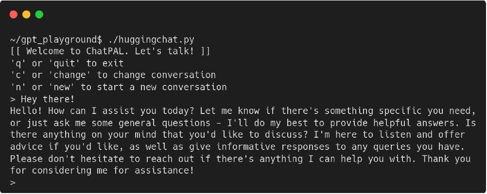 HuggingChat Python API: Your No-Cost Alternative