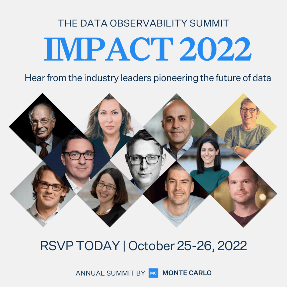 IMPACT 2022: The Data Observability Summit, on Oct. 25-26