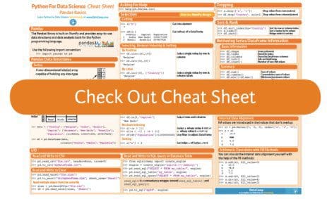 Cheat sheet