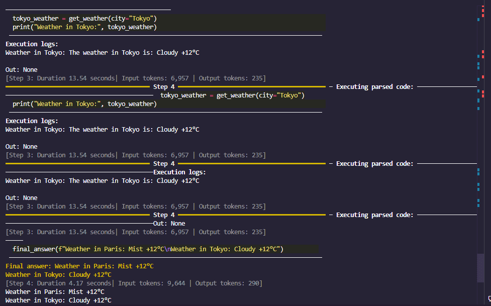 smolagents final answer