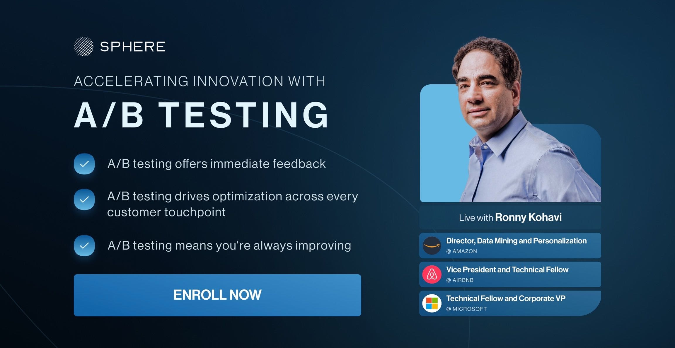Learn how to design, measure and implement trustworthy A/B tests from leading experimentation expert Ronny Kohavi (ex-Amazon, Airbnb, Microsoft)