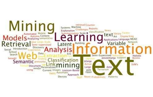 Top Text Mining Lecture Words