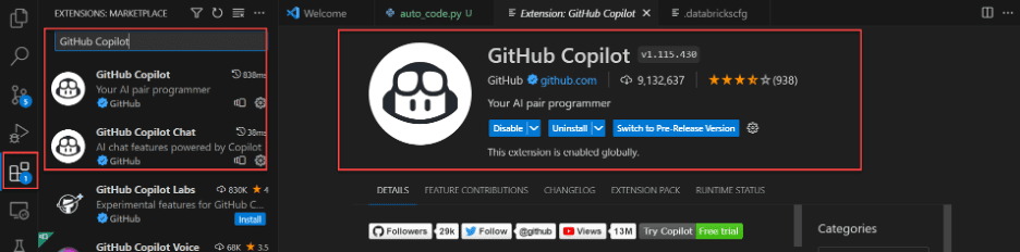 Optimizing Data Analytics: Integrating GitHub Copilot in Databricks